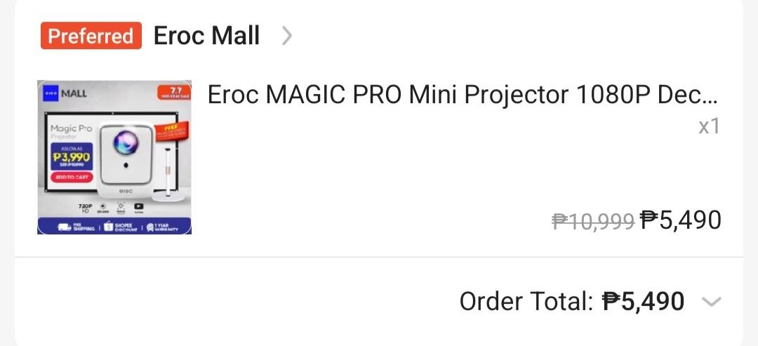 Mini Projector (Category: Projectors) located in Pugo. Submitted by mhylee_fang1989 (Listing ID 1381523523, Image 1). Description: .