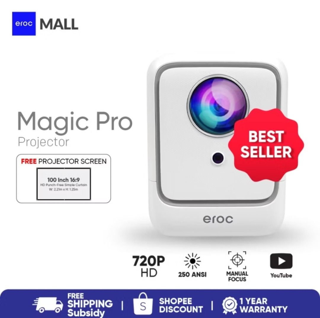 Mini Projector (Category: Projectors) located in Pugo. Submitted by mhylee_fang1989 (Listing ID 1381523523, Image 2). Description: .