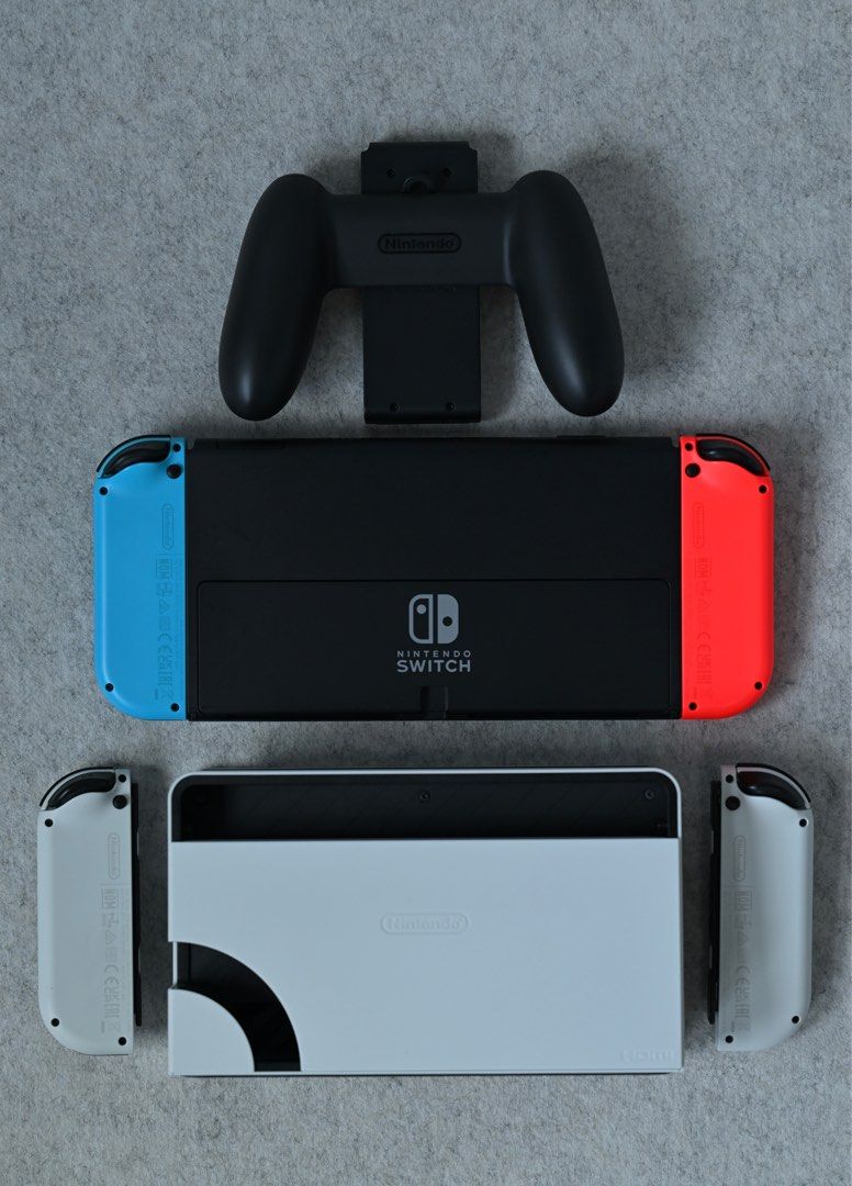 Mint Nintendo Switch OLED with Dobe accessories63107700578177111