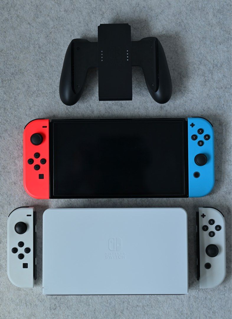 Mint Nintendo Switch OLED with Dobe accessories63107700578177112