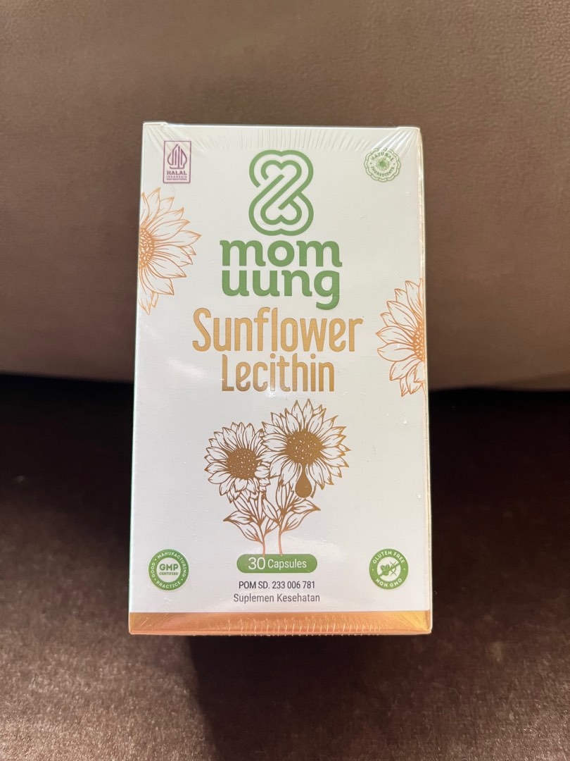 Mom Uung Sunflower Lecithin 30 Kapsul Melancarkan Sumbatan ASI