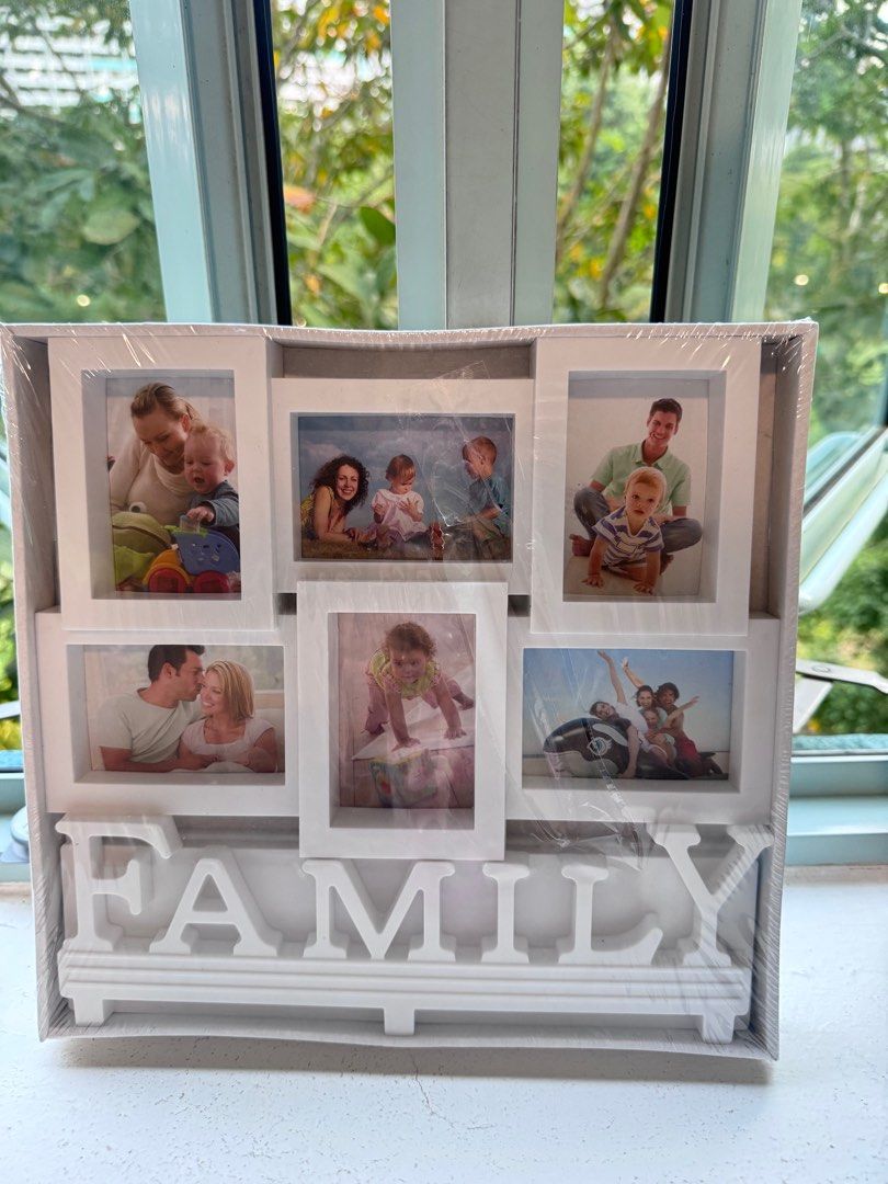 New White Family Photo Frame