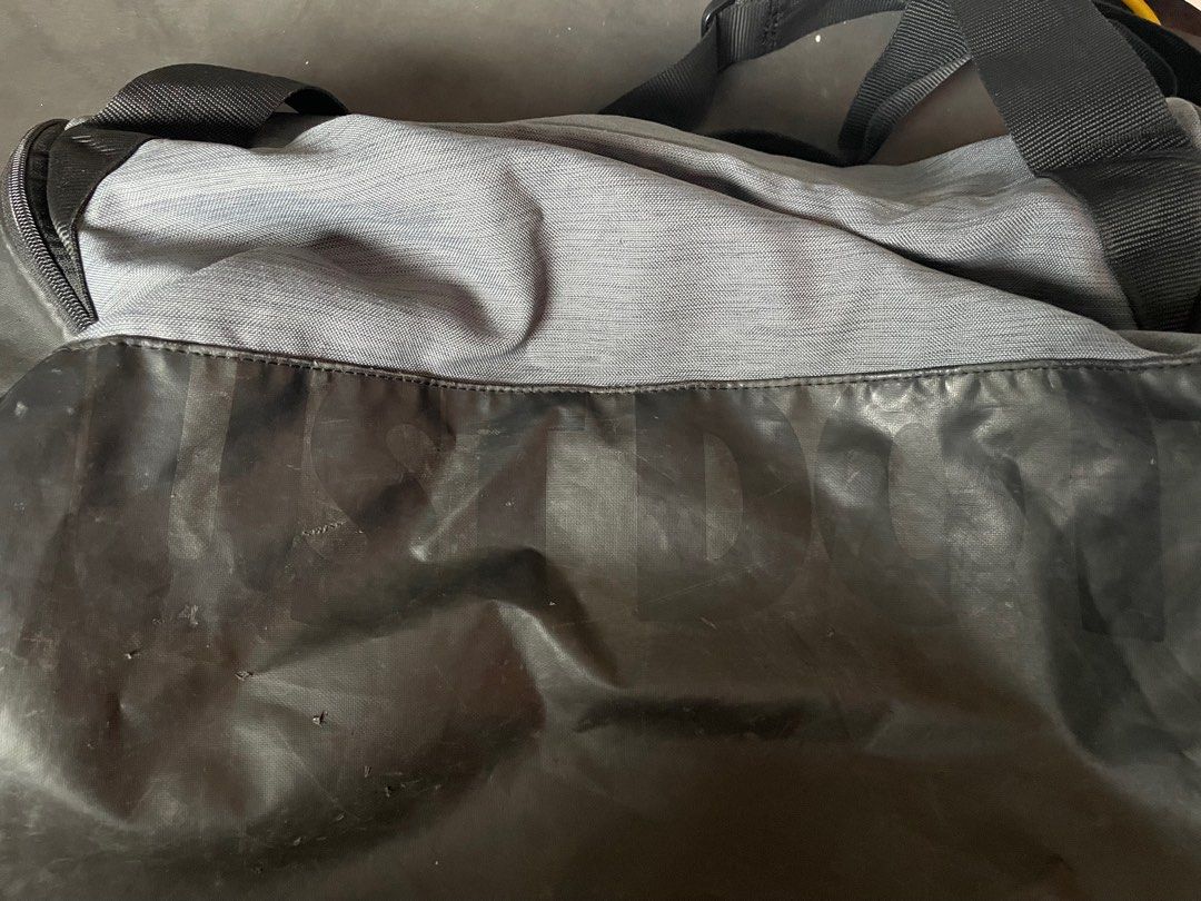 Nike Just Do it Gym bag duffle bag (Category: Backpacks) located in Las Pinas. Submitted by abramjared (Listing ID 1381585592, Image 2). Description: decluttering .