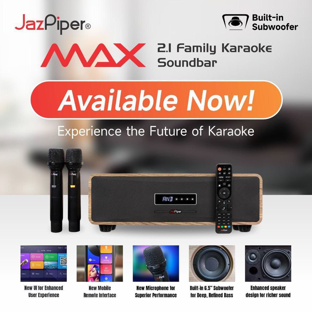 [OFFER] JAZPIPER HOME KARAOKE SOUNDBAR [FREE GIFT + FREE DELIVERY + INSTALLATION]63205304397186111