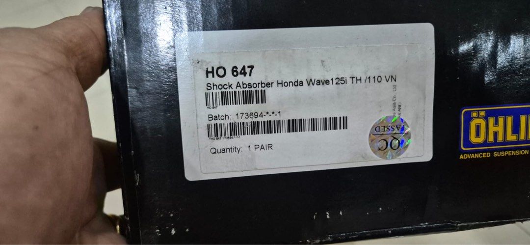 ohlins (Category: Motorcycle Accessories) located in Singapore. Submitted by pajey19 (Listing ID 1381642039, Image 3). Description: .