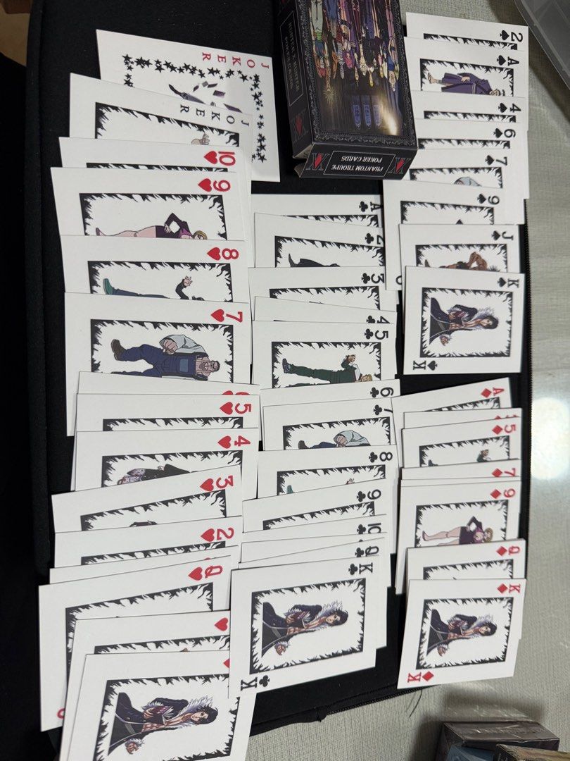 Phantom Troupe Hunter X Hunter Poker Cards (Category: Raw Singles) located in Quezon City. Submitted by narfetc (Listing ID 1381598714, Image 1). Description: .