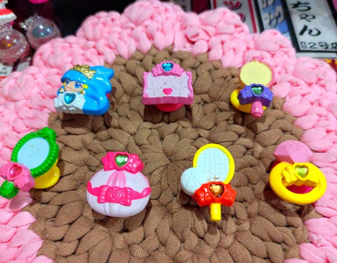 Precure glitter force deco charm (Category: Charms) located in Manila. Submitted by angelzzzbratz (Listing ID 1381566856, Image 2). Description: 🌈For sale! 💗Precure glitter force deco charm. ( Bala ito Ng glitter force toys nyo po) price range: 15 pesos- 45 pesos each pm lang po kayo kung ano Ang bet nyo look natin kung available pa. 🩷.