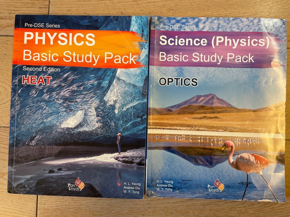 Pre-DSE Physics Basic Study Pack - Optics / Heat （分類：教科書）位於 Hong Kong。 由 yuandsun 提交（商品編號 1381528671，圖片 1）。簡介： Optics - 寫過少於10頁 Heat (2nd edition) - 寫過少於15頁 $60一本 $100兩本 。