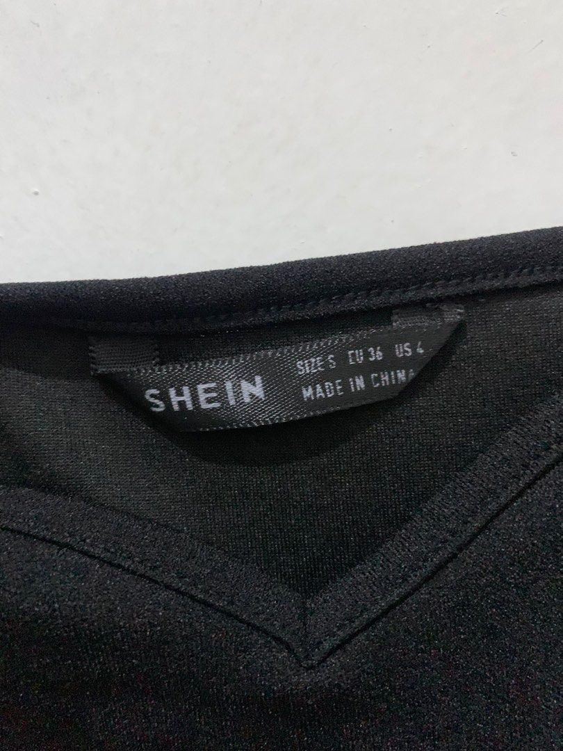 Preloved Shein Black Mesh Dress (Category: Dresses) located in Quezon City. Submitted by prelojved (Listing ID 1381559931, Image 3). Description: Used once only Size small on tag RFS: Decluttering .