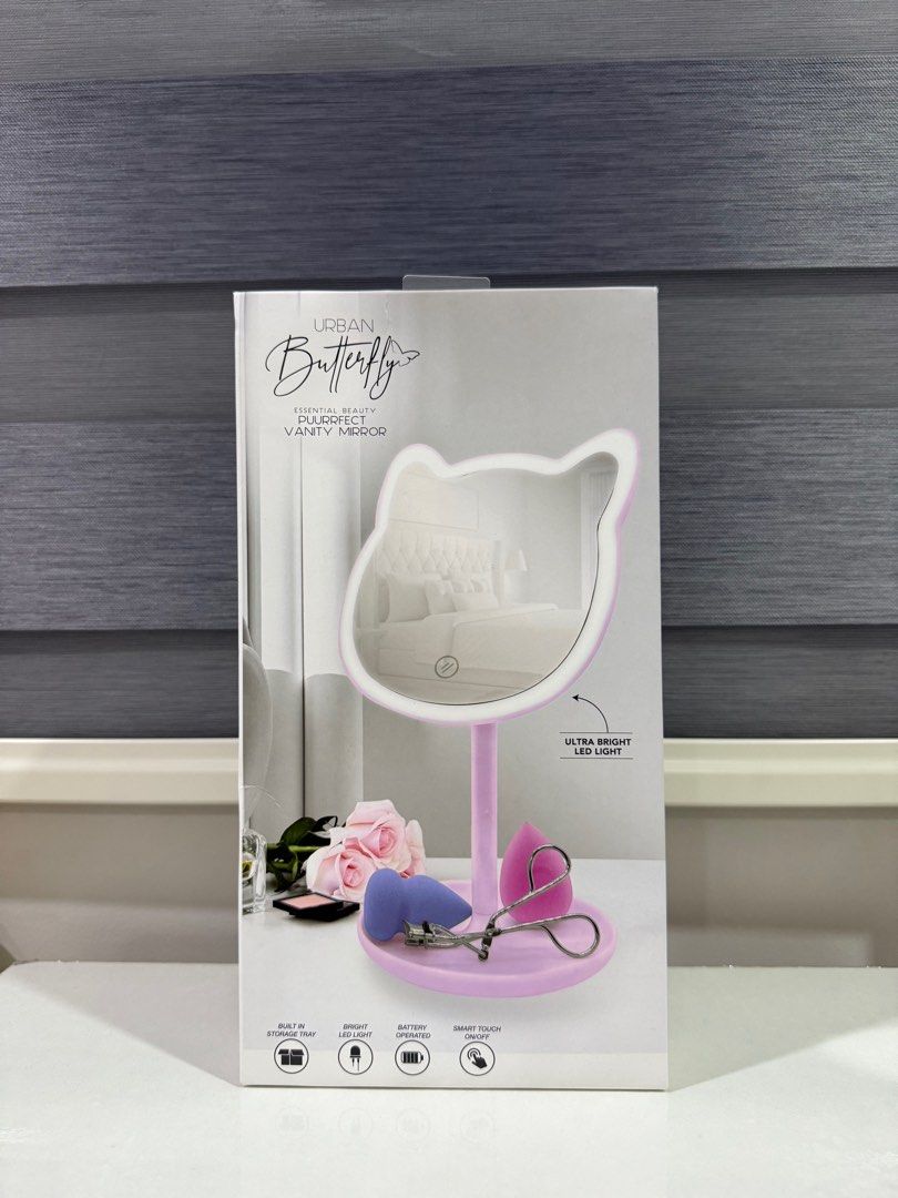 Purrfect Vanity Mirror (Category: Mirrors) located in San Juan City. Submitted by beyondtherack (Listing ID 1381628500, Image 1). Description: Brand New Vanity Mirror .