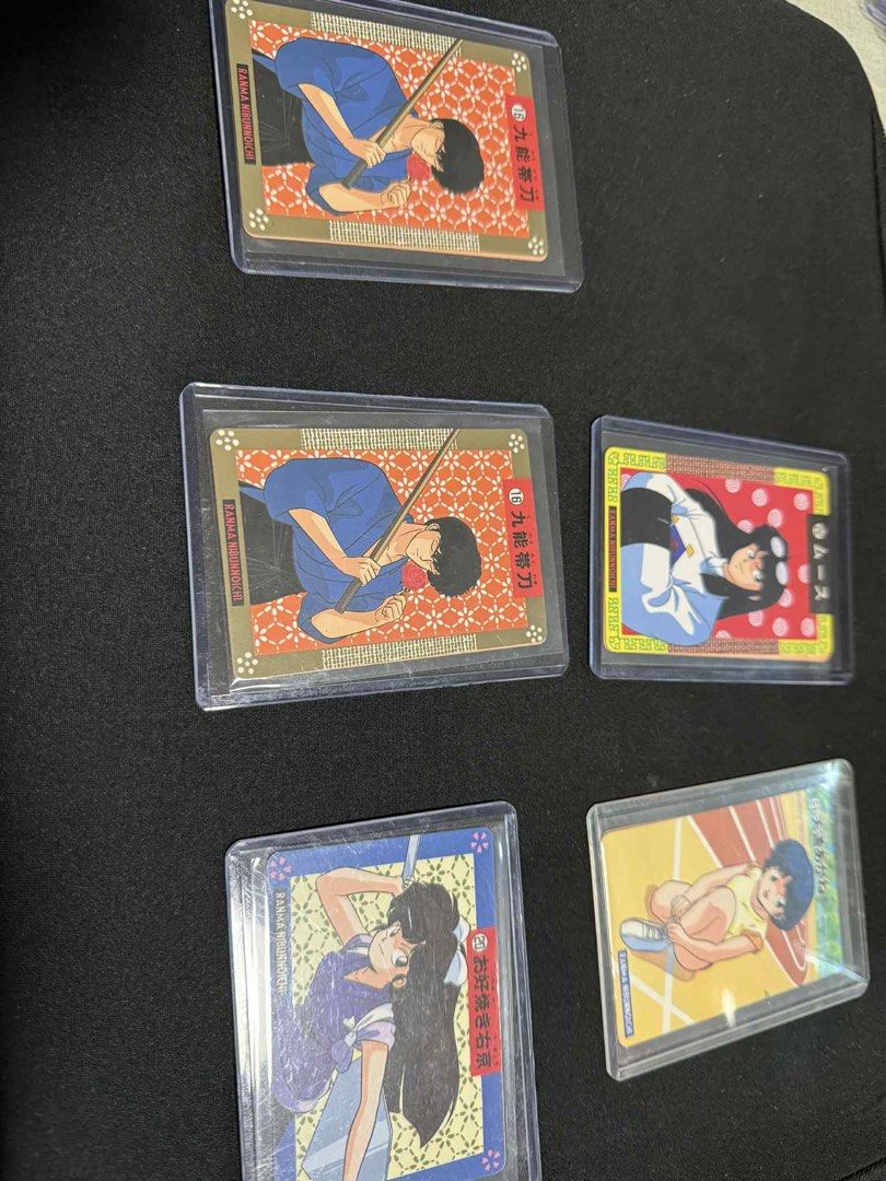 Ranma 1/2 Vintage Cards (Category: Raw Singles) located in Quezon City. Submitted by narfetc (Listing ID 1381612682, Image 2). Description: Super rare ranma 1/2 cards.