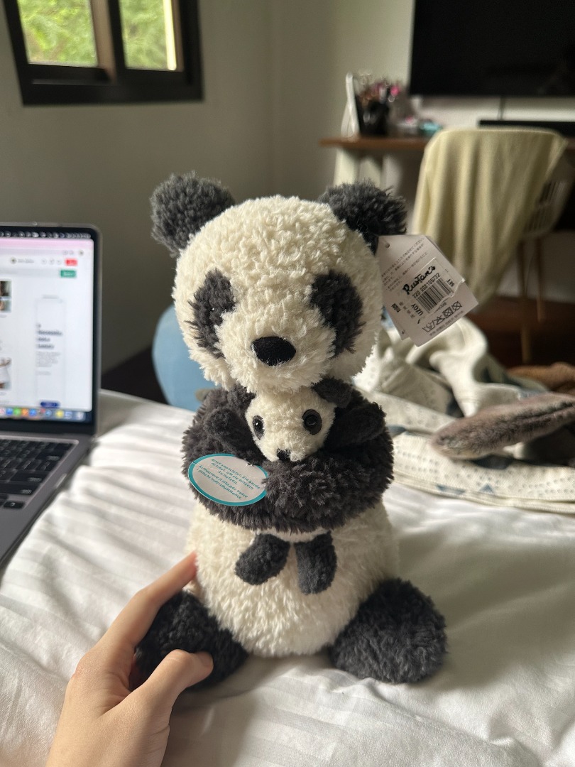 Retired - Huddles Panda Jellycat, Hobbies & Toys, Toys & Games on Carousell