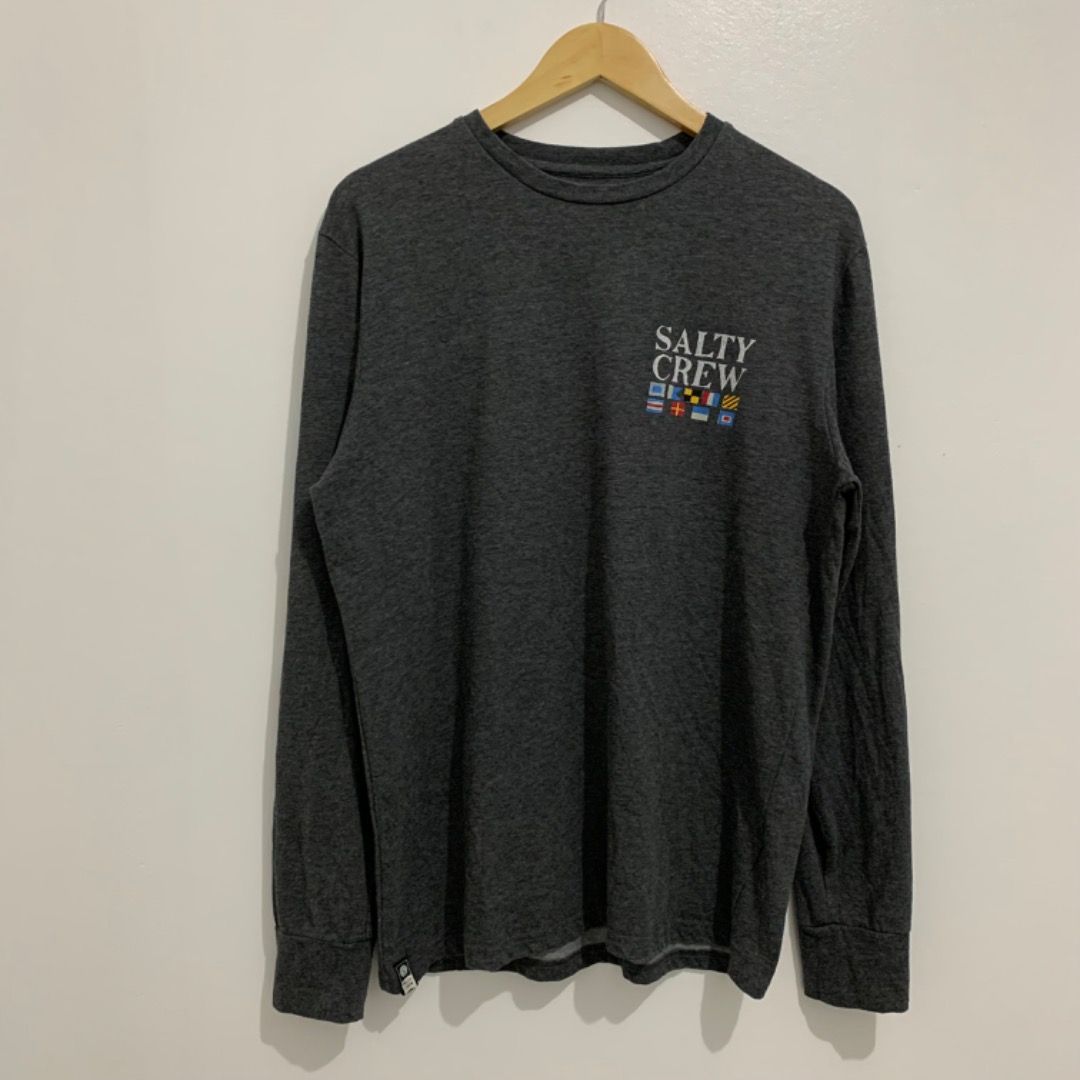 Salty Crew Long Sleeve Shirt (Category: Tshirts & Polo Shirts ) located in Mendez-Nunez. Submitted by anikkoyan (Listing ID 1381479155, Image 2). Description: Pit to pit: 21.5 Shoulder: 18.5 Sleeve: 26 Hem: 21 Length: 28.5 + sf.