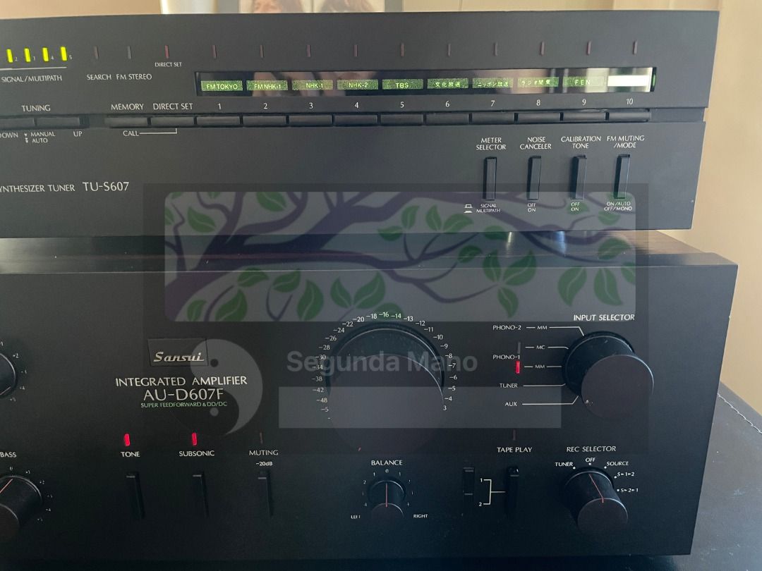 Sansui AU-D607F Integrated amplifier & TU-S607 Tuner (Category: Soundbars, Speakers & Amplifiers) located in Quezon City. Submitted by cegundamano (Listing ID 1381638372, Image 3). Description: Integrated Amplifier Year 1980 75 watts at 8 ohms 100 volts Price - ￥76,000 Quartz Synthesizer Tuner Year 1980 Standard Japan tuner Price - ￥49,800 A powerful amp with deep bass, prominent mids and clear highs. It's loud and weighs a ton 😁 .It also has an