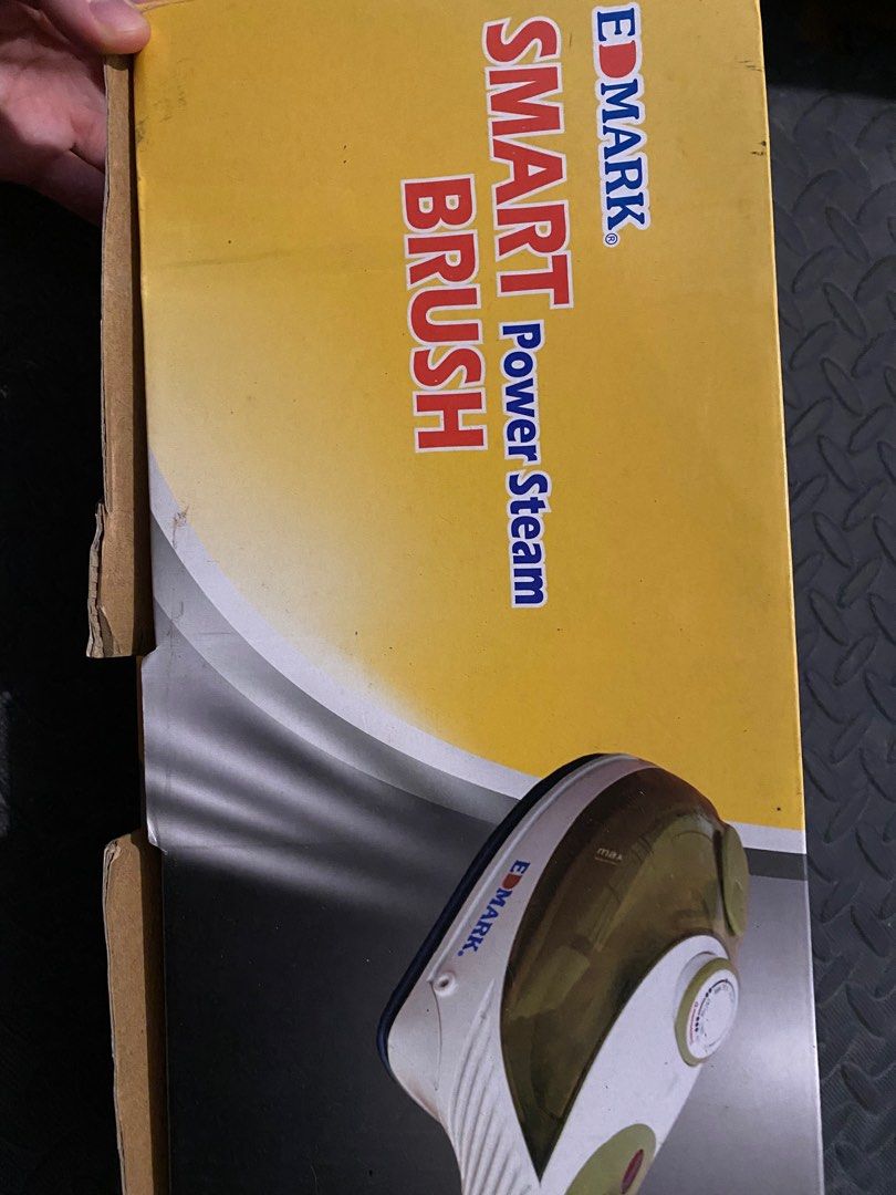 SMART Power Steam Brush (hand-held iron) (Category: Irons & Steamers) located in Pasig City. Submitted by solbm (Listing ID 1381647691, Image 1). Description: Only used once for school uniform. No longer needed. .