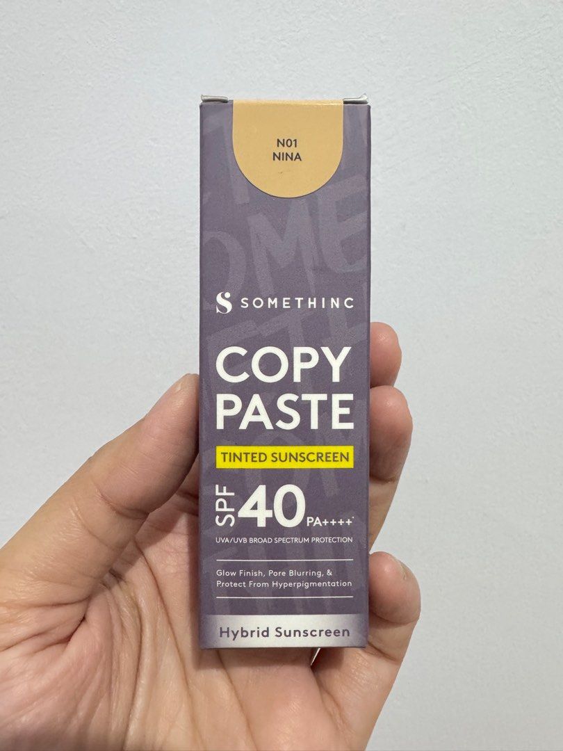 Somethinc Copy Paste Tinted Sunscreen Shade Nina N01 SPF 40 PA++++ 10ml ...