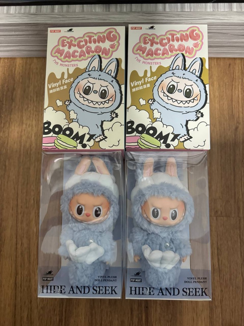 The Monsters Merbubu Vinyl Plush & Exciting Macaron V1 (Sealed ...
