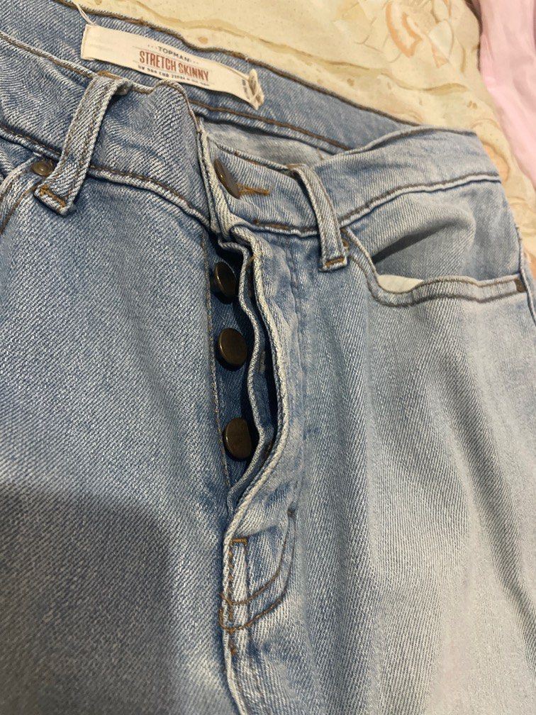 TopMan Skinny Jeans (Category: Jeans) located in Manila. Submitted by bunny_thrift_shop (Listing ID 1381572654, Image 3). Description: LAST PRICE.