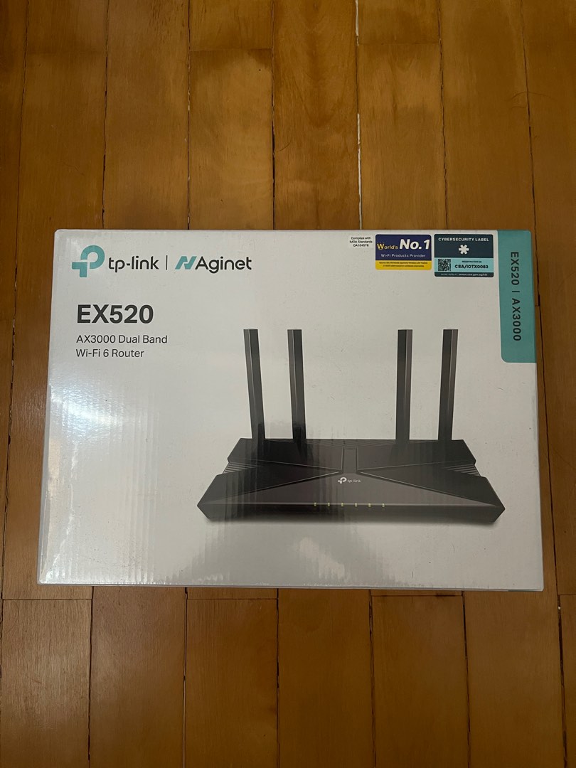 TP-Link EX520 AX3000 Dual Band Wi-Fi 6 Router, Computers & Tech, Parts ...