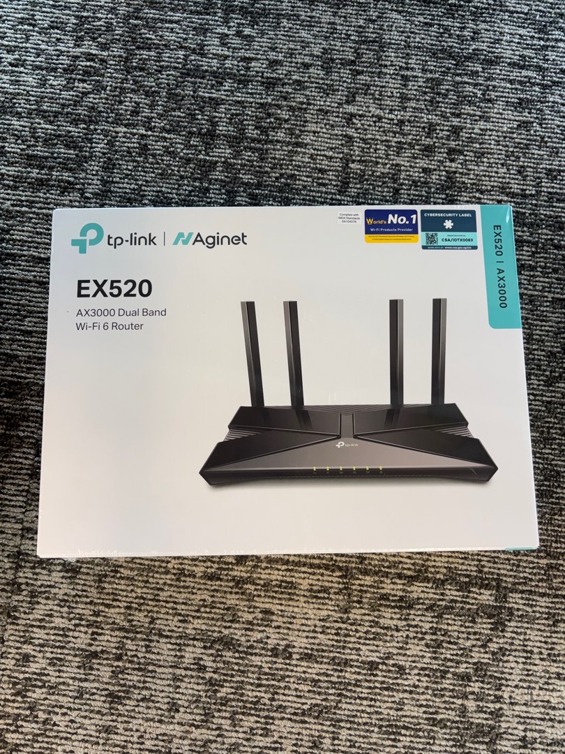 TP-Link EX520 AX3000 Dual Band Wi-Fi 6 Router, Computers & Tech, Parts ...