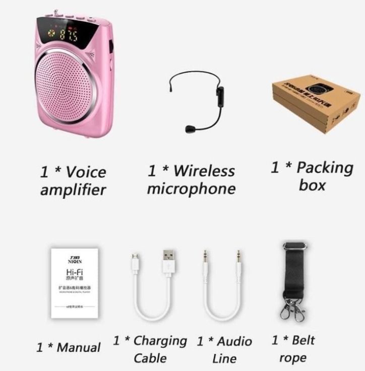 Voice Amplifier Microphone Speaker Wireless Microphone Headset Amplifier63230114540289111