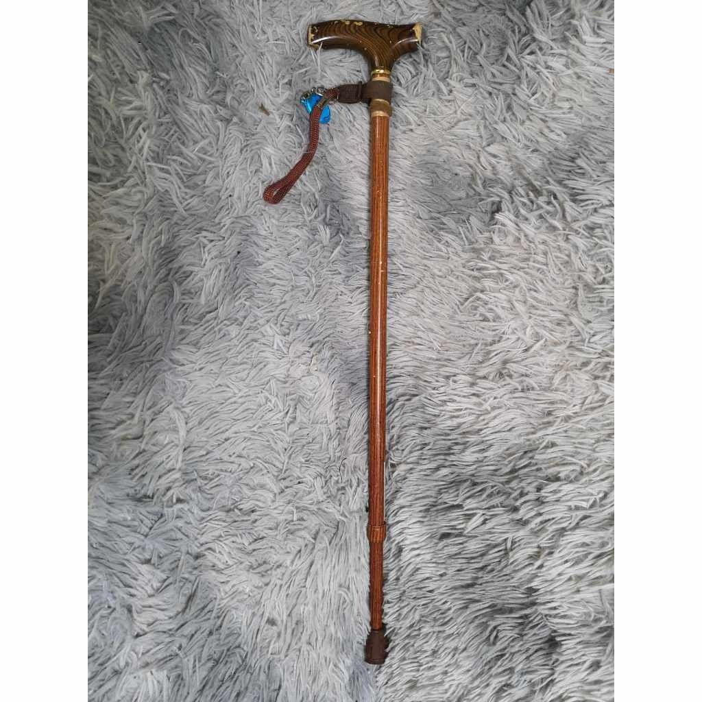 Wooden adjustable Walking Stick. (Category: Medical Supplies & Tools) located in Santa Cruz. Submitted by jmy_surplus.2 (Listing ID 1381542334, Image 1). Description: 30% Size ; L - 29 W - 2 H - 5 Color ; Brown Type ; Walking Stick Brand ; No Brand Material ; Wood Style ; Wooden Adjustable Walking Stick LR - 57 JMY1.