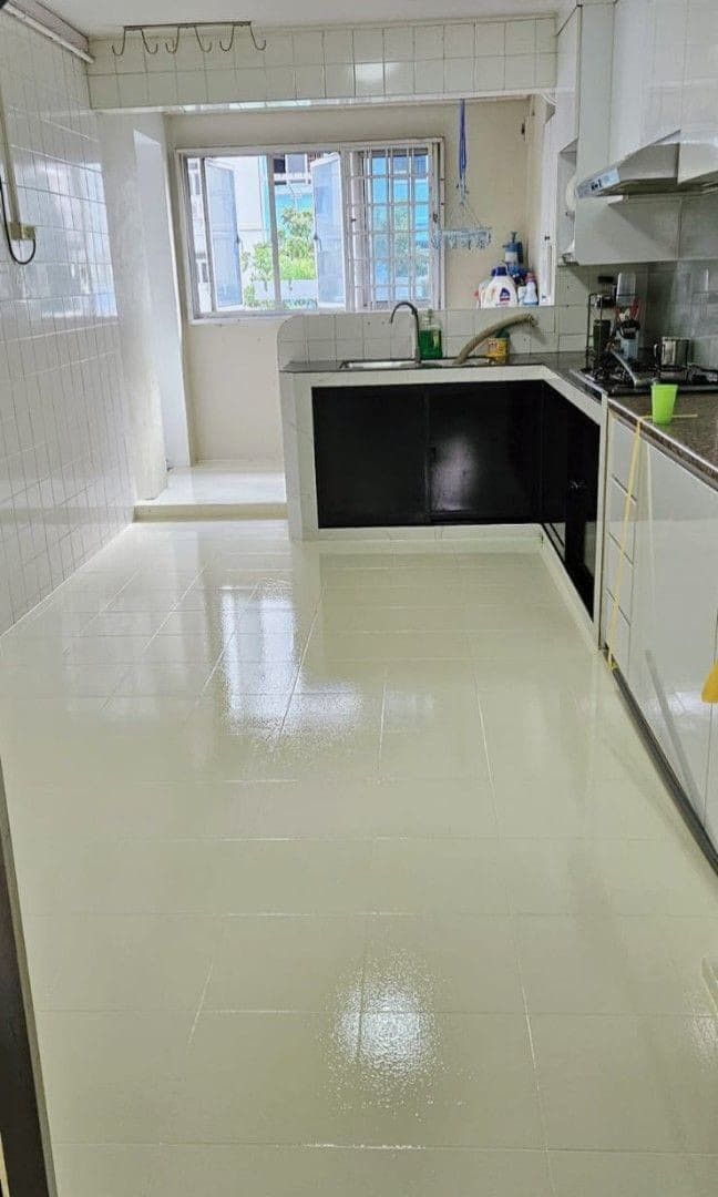 💥🔥20%off🔥💥Epoxy paint/Epoxy for toilet wall&floor/Kitchen wall&floor epoxy/Overly/Anti-slippery/No hacking/Safe for elderly&children/Affordable/HDB,Condo,BTO house/Ware house,Industrial area.63109553446017112