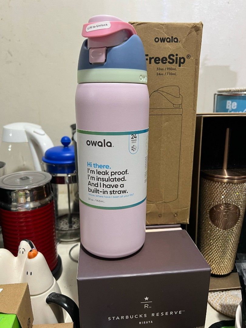 32oz Owala Insulated Vacuum Flask Stainless Steel Tumbler Bottle (Category: Water Bottles & Tumblers) located in Cavite. Submitted by khendisweet23 (Listing ID 1378273500, Image 1). Description: ₱1500 Brandnew with box and straw 32oz Owala Insulated Vacuum Flask Stainless Steel Tumbler Bottle Wide Mouth Leak Proof FreeSip Flask Sport Drinking Thermo Lalamove delivery GCash / COD Payment.