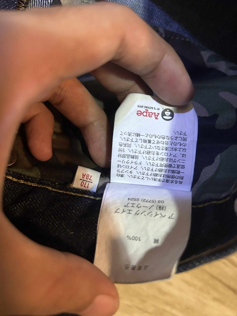 Aape (Category: Jeans) located in Manila. Submitted by daleqt (Listing ID 1378248175, Image 3). Description: .
