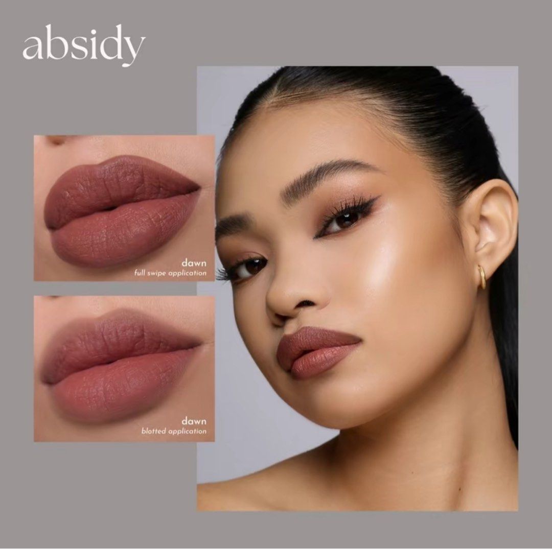 Absidy Lipstick DAWN (Category: Makeup) located in Quezon City. Submitted by wavedra (Listing ID 1378289067, Image 1). Description: swatch only once reason: not my shade no box Qc near Mayon, Retiro and Banawe or Pasay :).
