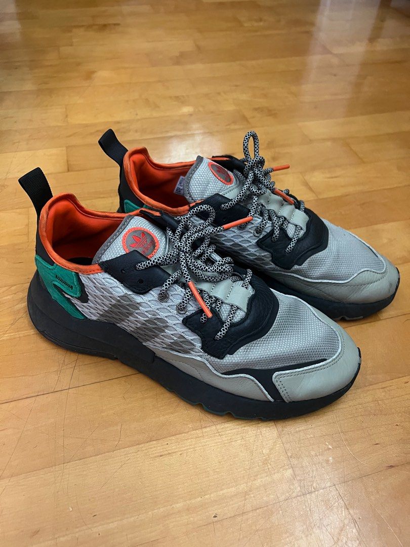 Adidas 004001 Adidas Evm 004 001 Green White Adidas Women's Nite - Main Image