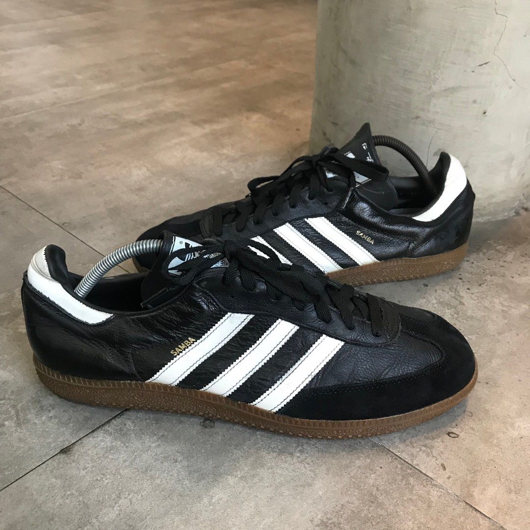 Adidas Samba Vintage Adidas Samba Classic Europe Slovakia Black White  Stripes Gumsole - Main Image