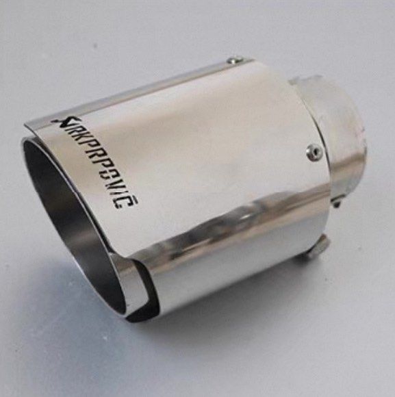 thumbnail image 2 of AO 4" Universal Stainless Steel Exhaust Tips – Sand Blasted Matte, Screw-On (2-Pack) 2 of 6