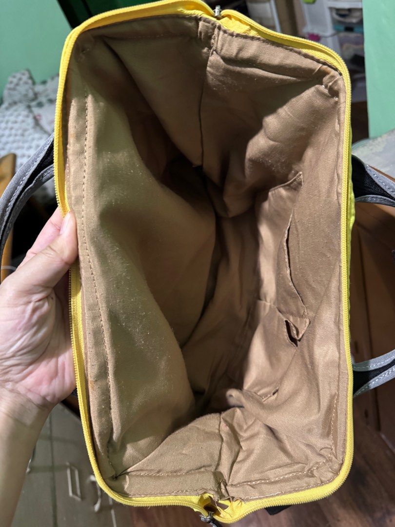 Anello Three-toned Medium bag (Category: Cross-body Bags) located in Makati City. Submitted by jinger_21 (Listing ID 1378262750, Image 2). Description: Excellent condition With strap Three-toned- gray, blue and yellow Size- medium Price- Php 1,800 fixed) plus SF Mode of payment: Gcash Maya GoTyme Payment first before shipout Shipping fee will be shouldered by the buyer.