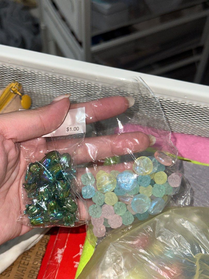Assorted Beads & Nylon String (Category: Handmade Craft) located in Skudai. Submitted by nekkio (Listing ID 1378225464, Image 2). Description: bought to make friendship bracelets for the eras tour (dm for pics bracelets ive made!) .