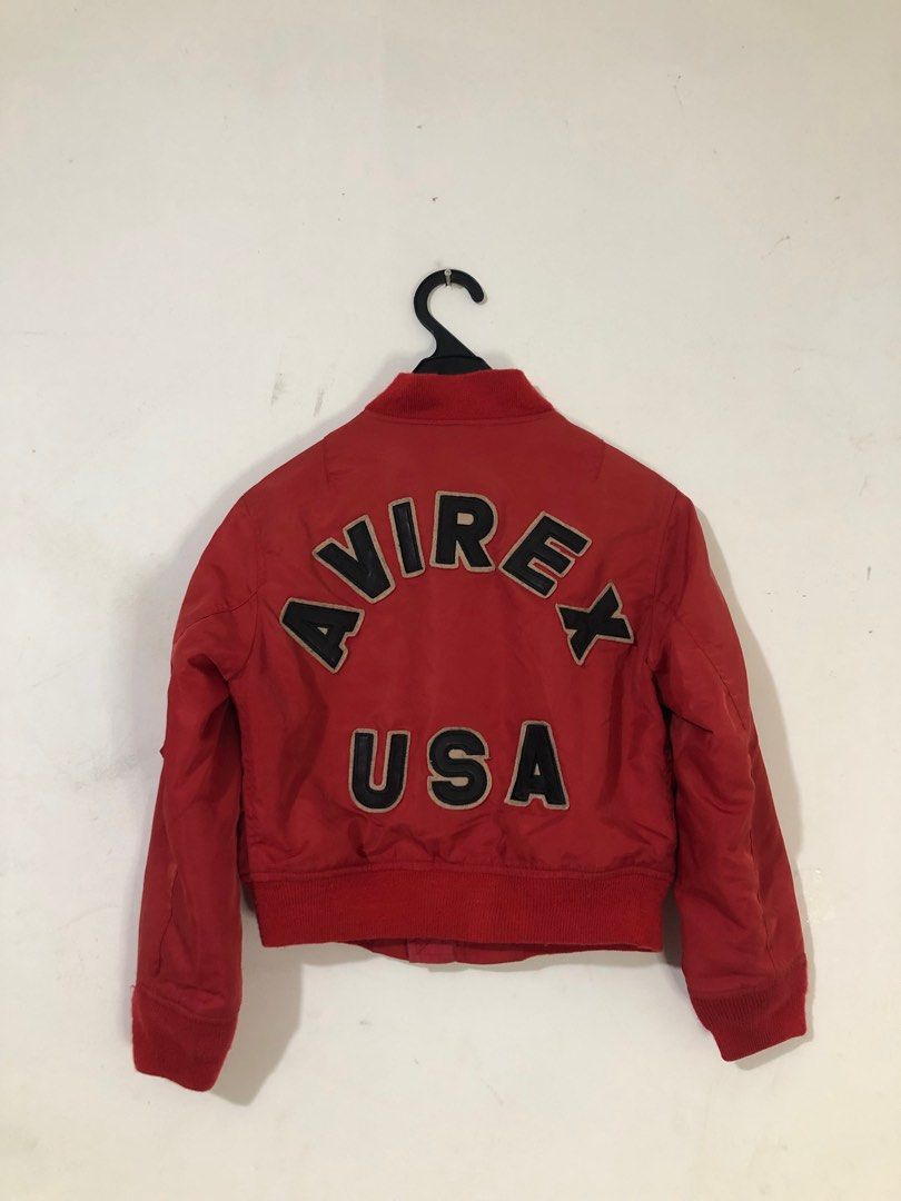 AVIREX USA ma-1 AVIREX USA MA-1 Flight Jacket M Back Logo Nylon