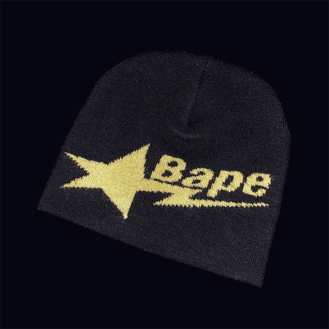 Bapesta Beanie (Category: Caps & Hats) located in Manila. Submitted by guwapdeclutt (Listing ID 1378324883, Image 1). Description: ADULT SIZE cuttags.