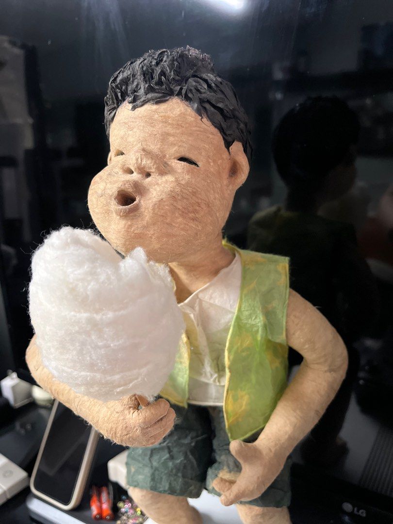 Boys paper mache 14inches (Category: Figurines & Statues) located in Angeles City. Submitted by goodbuysathome (Listing ID 1378217269, Image 3). Description: Two young boys paper mache 14 inches height From Korea For educational use Pwede display s classroom /art project Lp posted Add sf 79 with box p kse jnt GCash payment .
