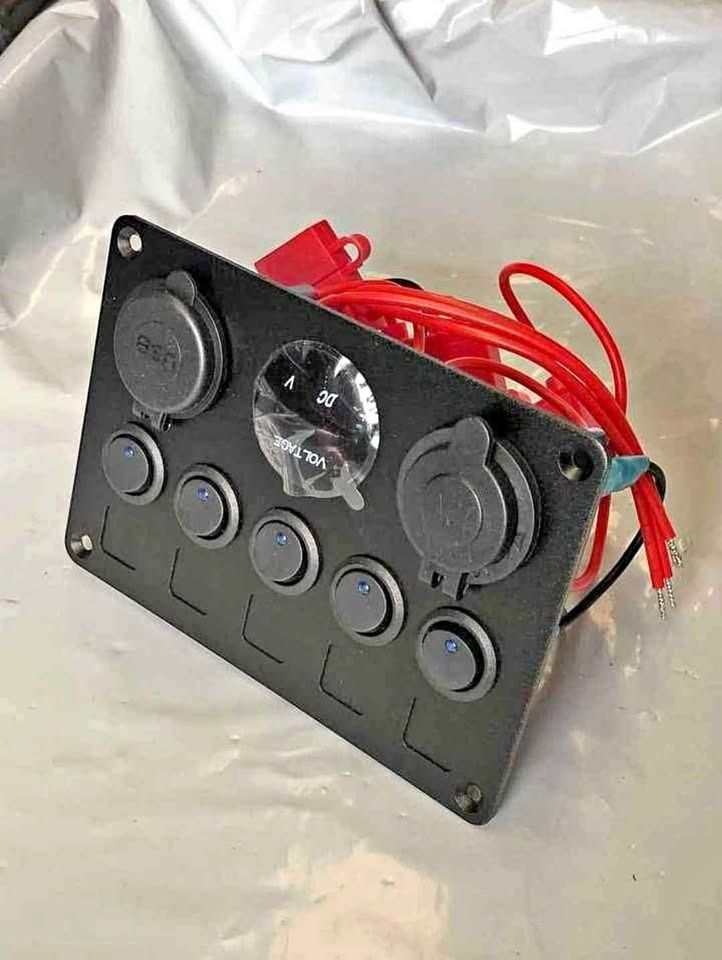 ✅Brand New 5 Gang 12V Switch Panel ON-OFF Toggle 2 USB for Car Boat Marine RV Truck Camper (Category: Outdoors & Gardening) located in Dandenong. Submitted by livefox_f92570 (Listing ID 1378223569, Image 1). Description: New in Box Pickup from the warehouse location in Dandenong is open from 10am-6pm. Shipping is available for $12.50. .