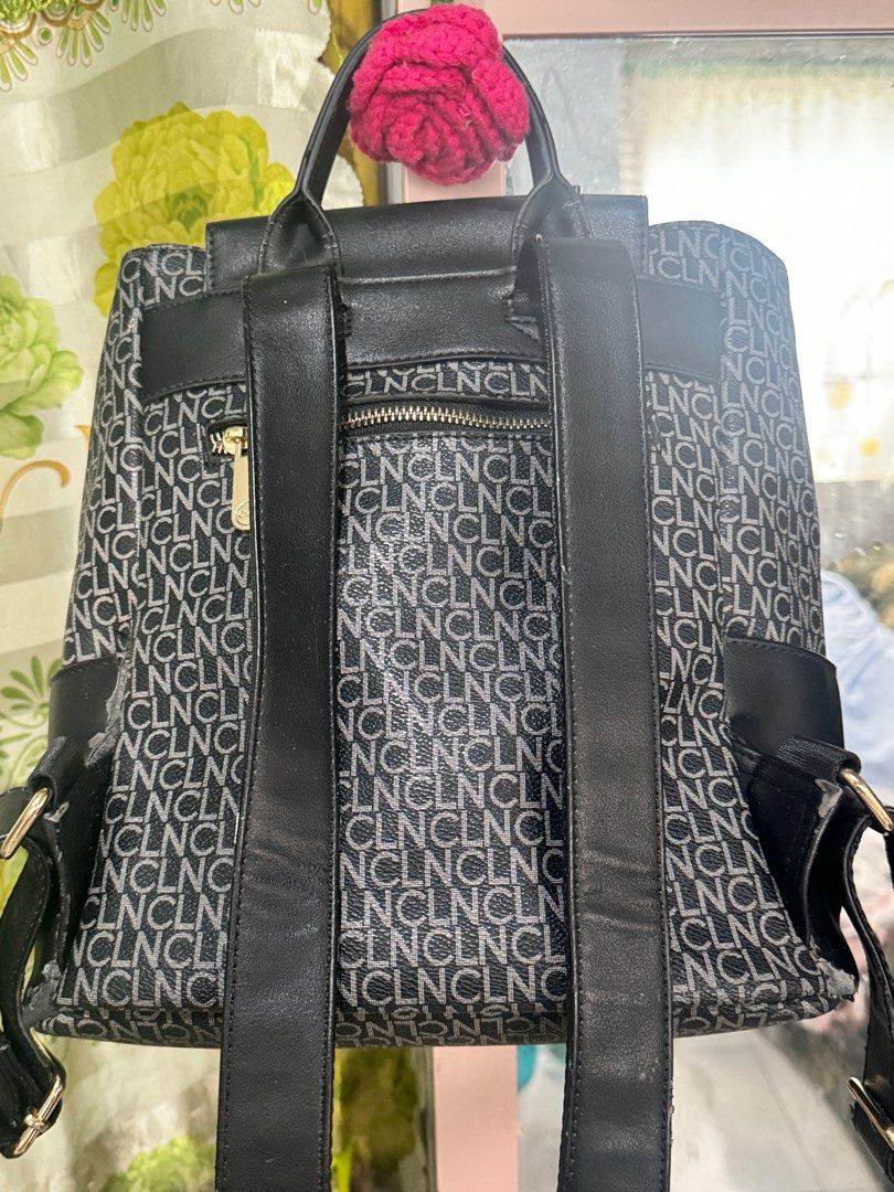 CLN Black Backpack (Category: Backpacks) located in Caloocan City. Submitted by tkqtty (Listing ID 1378197359, Image 2). Description: - Authentic - With original CLN plastic & paper bag - Na store kaya medyo may mga bakbak, don’t expect to high on it na lang po - Inside was clean, no sign of any damages - I can send more photos (up to 10 lang kasi ang pwede i-post) - We can negotiate naman just message :).