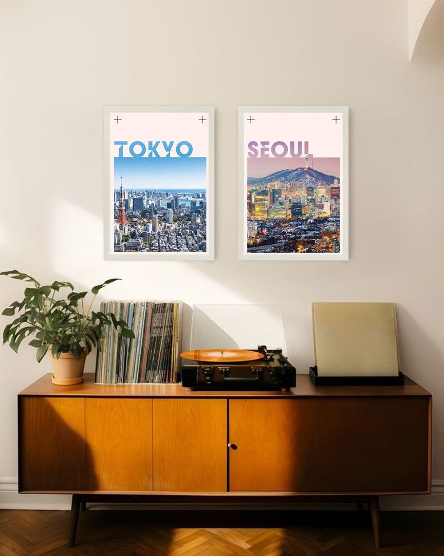 Customized poster with frames (Category: Frames & Pictures) located in Singapore. Submitted by joyang17 (Listing ID 1378229974, Image 1). Description: Posters to elevate the aesthetic of your home. Comes printed with frames in A4 and A3 sizes. Ready to hang! - A4 ($15) - A3 ($25) - Light wood, white or black frame - Send me image. - Special request of customizations of design included. PM for quote. - Ready to display..