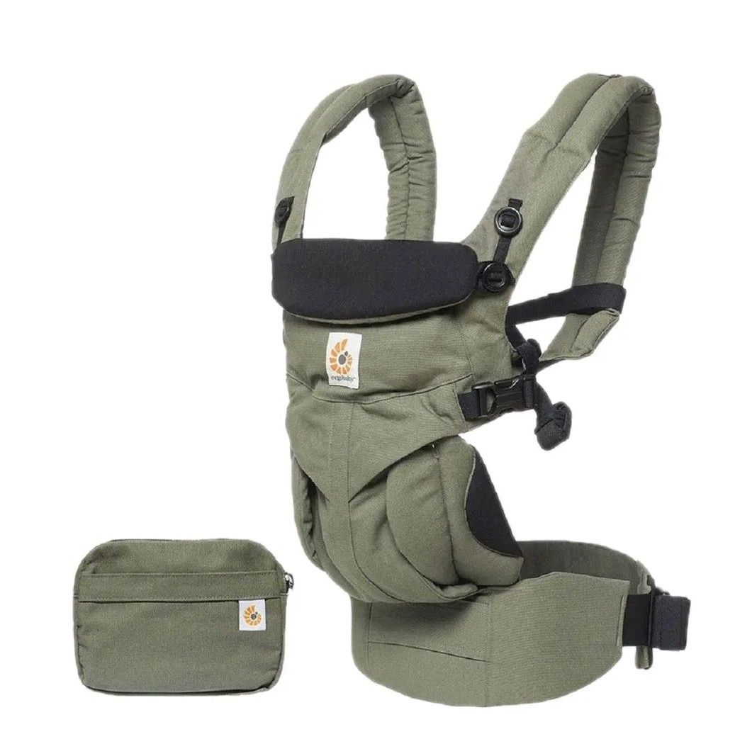 Ergobaby Omni 360 All-in-one Baby Carrier-Khaki Green (Category: Carriers & Slings) located in Singapore. Submitted by somewhereoverthehorizon (Listing ID 1378326399, Image 1). Description: .