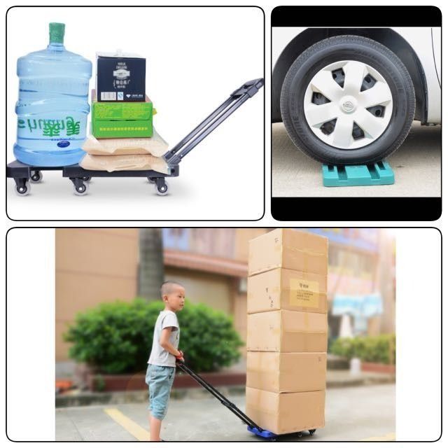 Foldable Moving Trolley for your convenient (Category: Strollers) located in Singapore. Submitted by sgofficalstock (Listing ID 1378206240, Image 3). Description: easy travel for you bring around the corner. can use for moving you carton boxes with heavy item like around 100 kg. now problem.item has been tested..