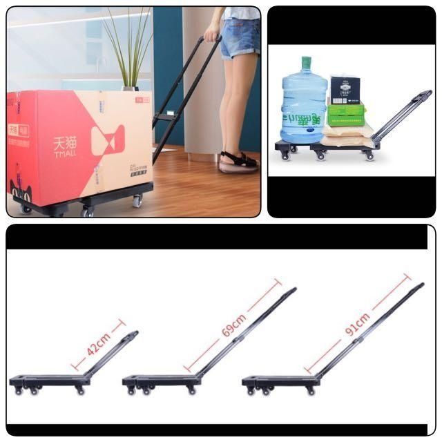 Foldable Moving Trolley for your convenient (Category: Strollers) located in Singapore. Submitted by sgofficalstock (Listing ID 1378206240, Image 2). Description: easy travel for you bring around the corner. can use for moving you carton boxes with heavy item like around 100 kg. now problem.item has been tested..