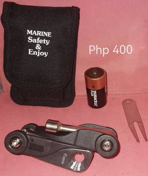Folding tool set with pouch (Category: Bicycles) located in Los Banos. Submitted by princessbotique (Listing ID 1378289597, Image 2). Description: Folding tool set with pouch Only Php 400 Preloved As is First come First Serve Please add shipping fee From Los Banos Laguna Meetups per arrangement MOP GCash first to pay basis No reservations No COD No checkout PM MY PAGE if interested Please Like and Follow.