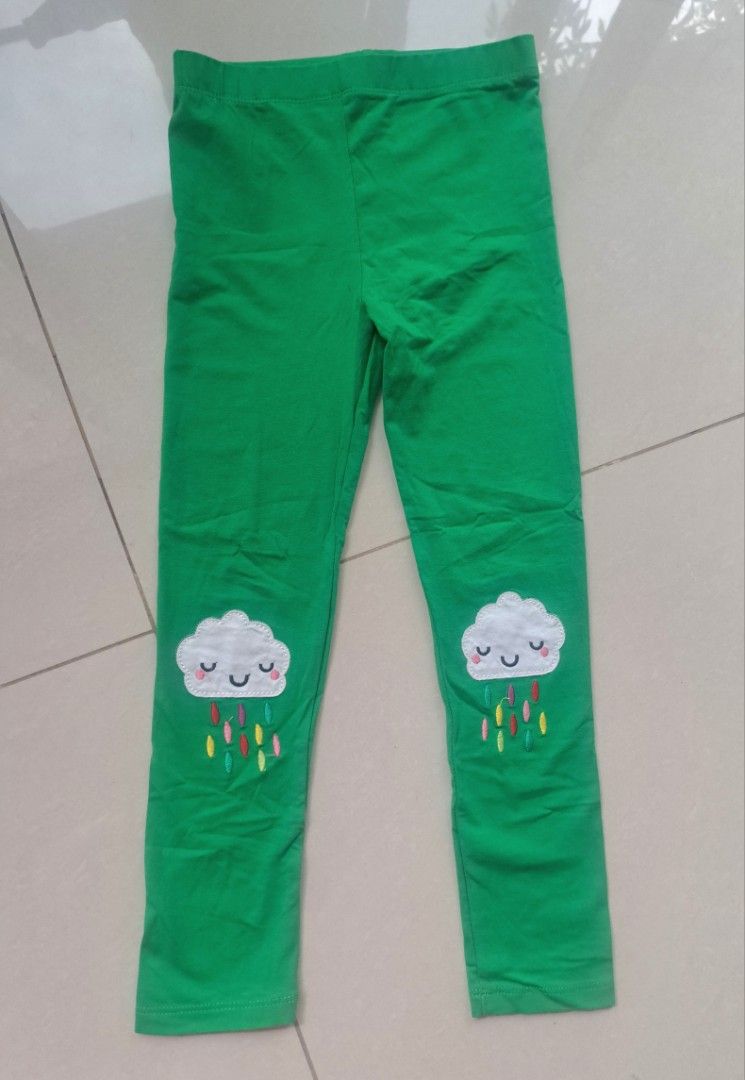 Girls Leggings (5-7 years) (Category: Babies & Kids Fashion) located in Singapore. Submitted by gratiafide (Listing ID 1378178557, Image 2). Description: Set of three pairs of kids' leggings with super cute designs. All in very good condition. Super soft material. Perfect for everyday wear. $5 each. Top up for post..
