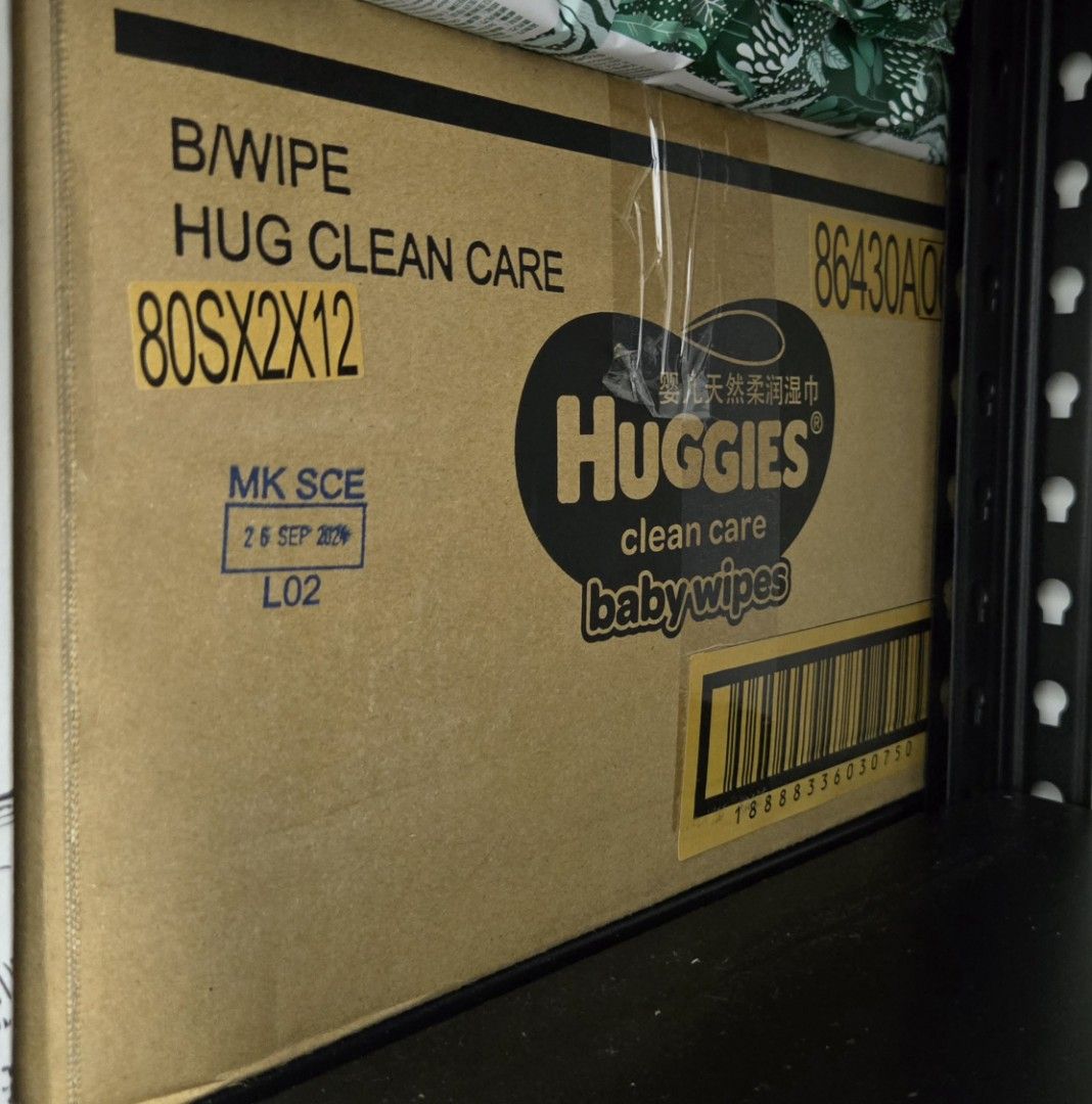 Huggies Clean Care Baby Wipes - 2packs x80pcs (Category: Diapers & Baby Wipes) located in Singapore. Submitted by joannag (Listing ID 1378164324, Image 3). Description: - Brand new Huggies Clean Care baby wipes - $3 every 2 packs x 80 wipes - Selling one carton 24 packs x 80 wipes (total $70) - Expiry date: 18.08.2026 Free delivery within Tampines.