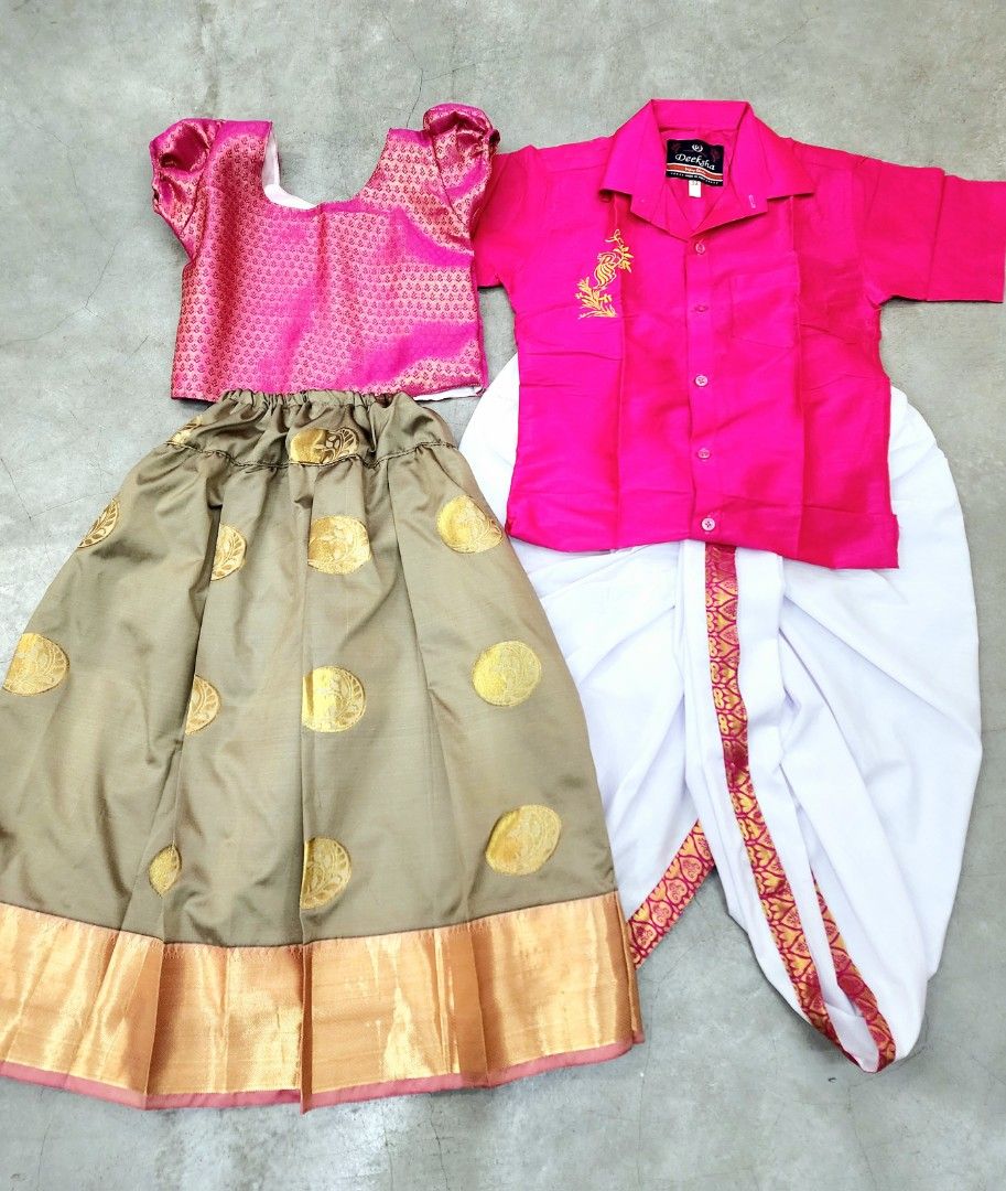 Indian EthnicWear costumes -Racial harmony day Speicial Price! (Category: Babies & Kids Fashion) located in Singapore. Submitted by riga_silks (Listing ID 1378323116, Image 2). Description: Racial Harmony day offer! 10% OFF Storewide for all kidswear items.. min.2pcs Shop now on Www.Rigasilks.sg/kidswear (u can filter by size/age/colour and price range on the website) For futher enquiries please Whats-App 9182 9589 **Express delivery is Next day.