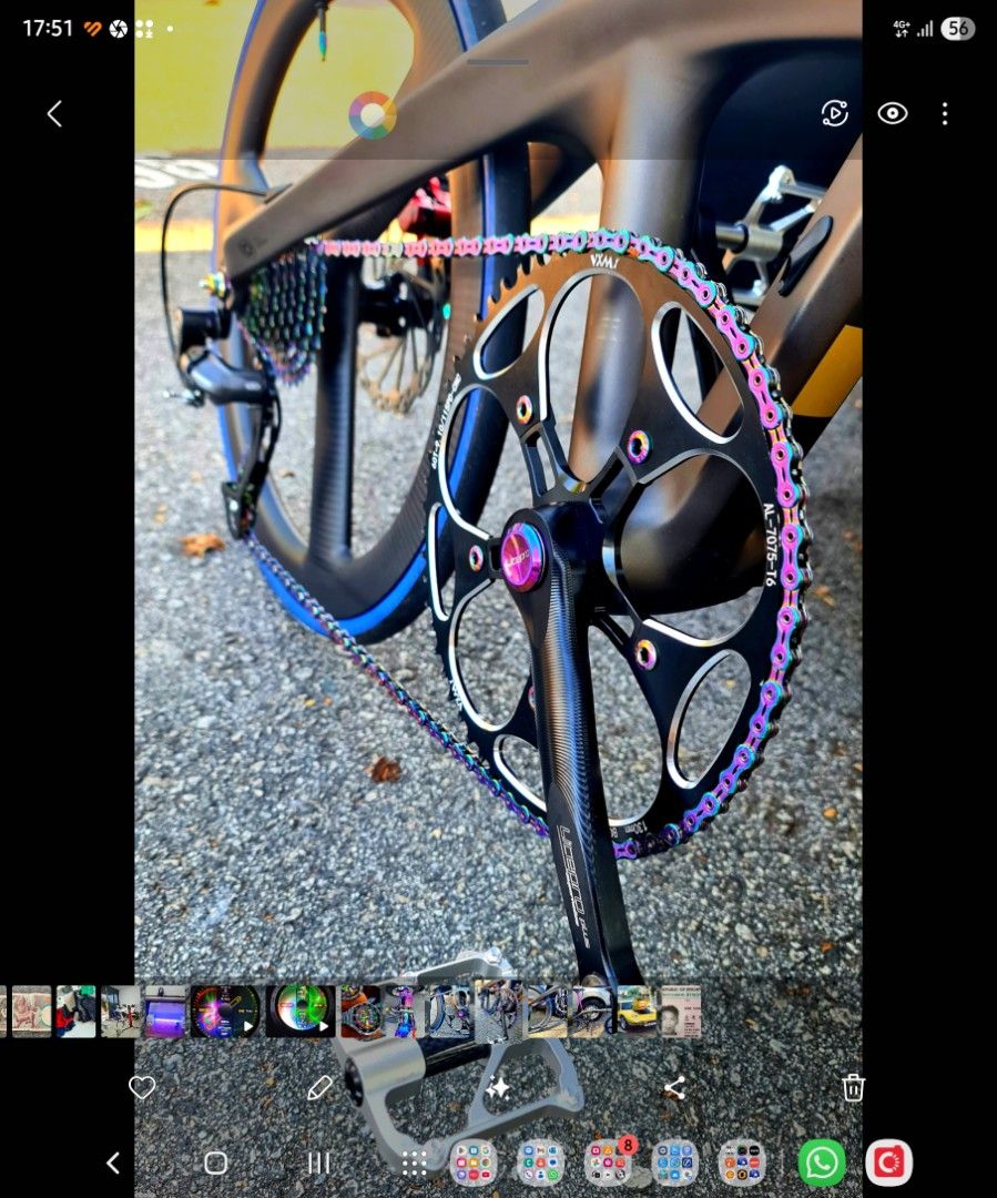 Java foldie (Category: Bicycles) located in Singapore. Submitted by choconchonho (Listing ID 1378244804, Image 3). Description: As good as new Full carbon and very light Wheels full carbon 20 inches ( $600 ) Expensive wheel hubs very loud and nice JUIN disc brake system ( Upgrade $220 ) SAM HILL quality seat ( $180 ) Never use as I only ride road and TT bikes Selling at great loss.