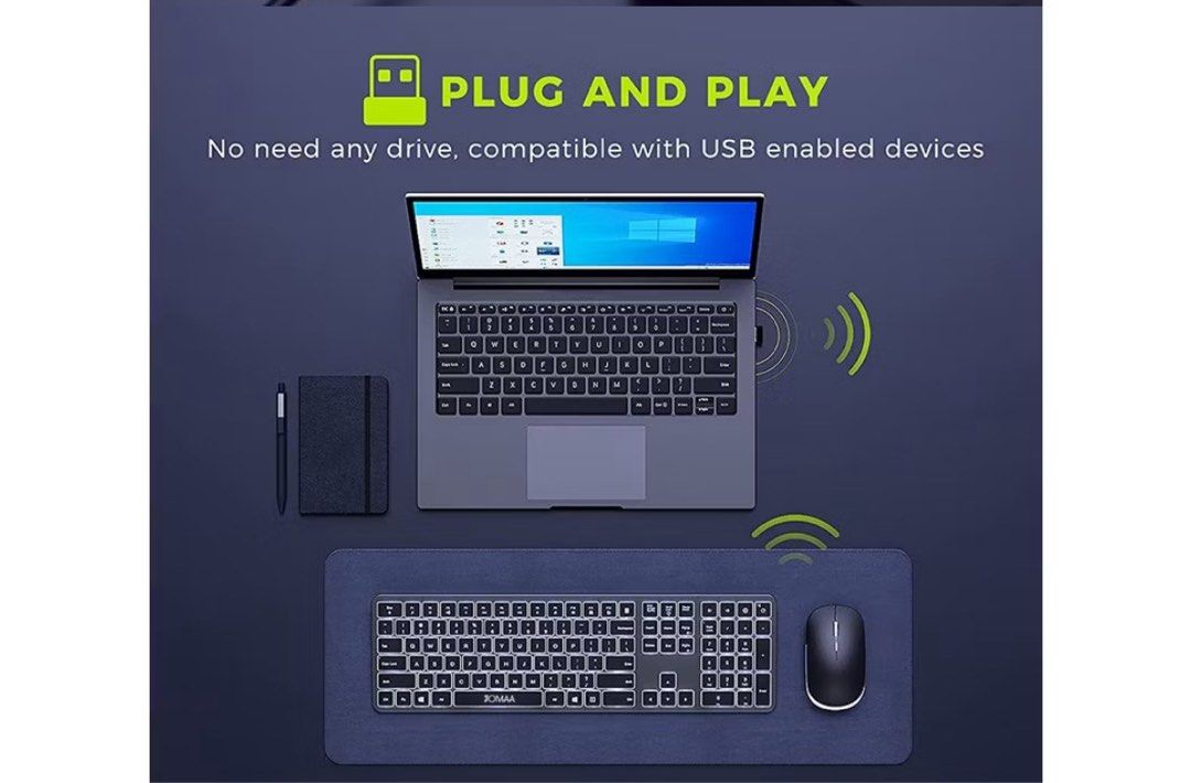 Jomaa Ultra Slim Wireless keyboard and mouse (Category: Computer Keyboard) located in Paranaque City. Submitted by danijie (Listing ID 1378152544, Image 3). Description: .